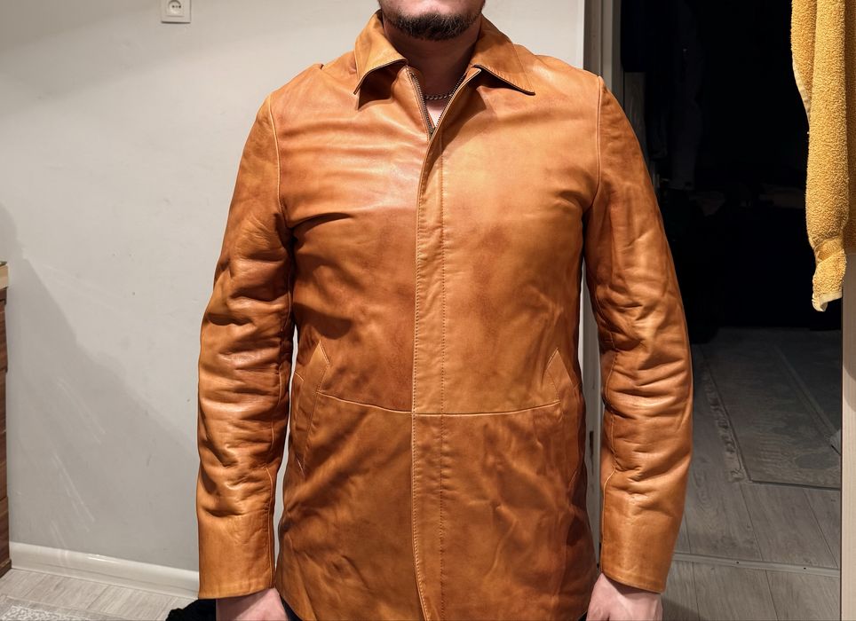 Чисто кожаная куртка!