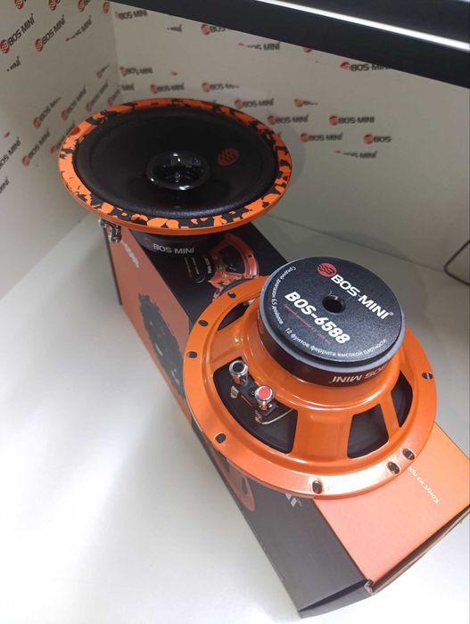 KALONKA BOS 6588 16sm Avto Kolonka – 80W Kuchli Ovoz MidBass