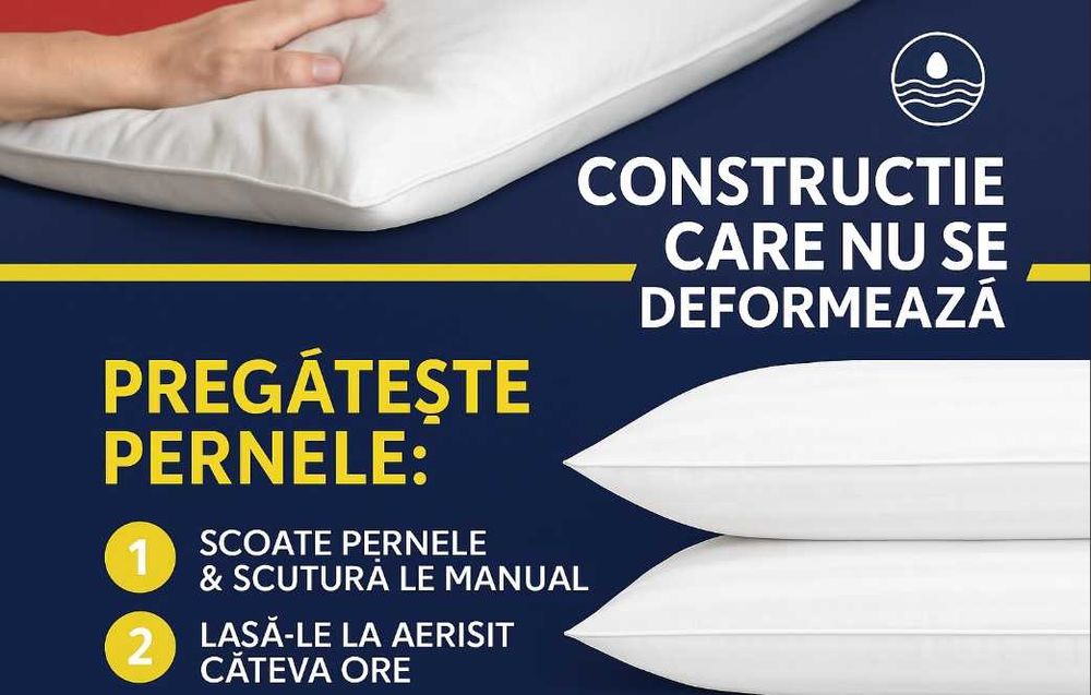 Set 2 perne Beckham Hotel Collection, 51×91 cm, racoritoare, lavabile