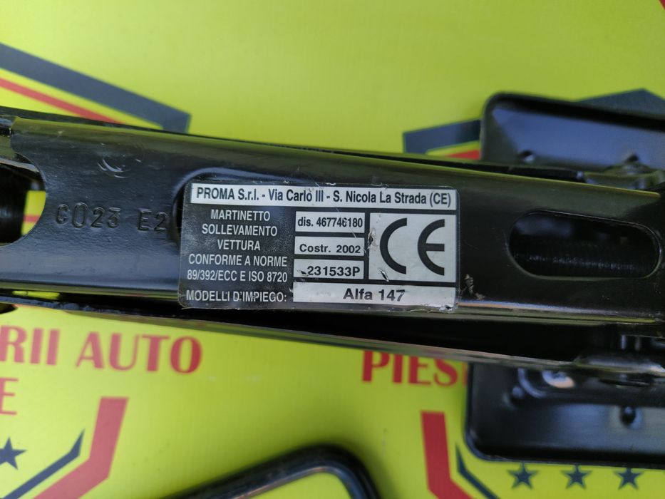 Cric auto punct sprijin original Alfa Romeo 147
