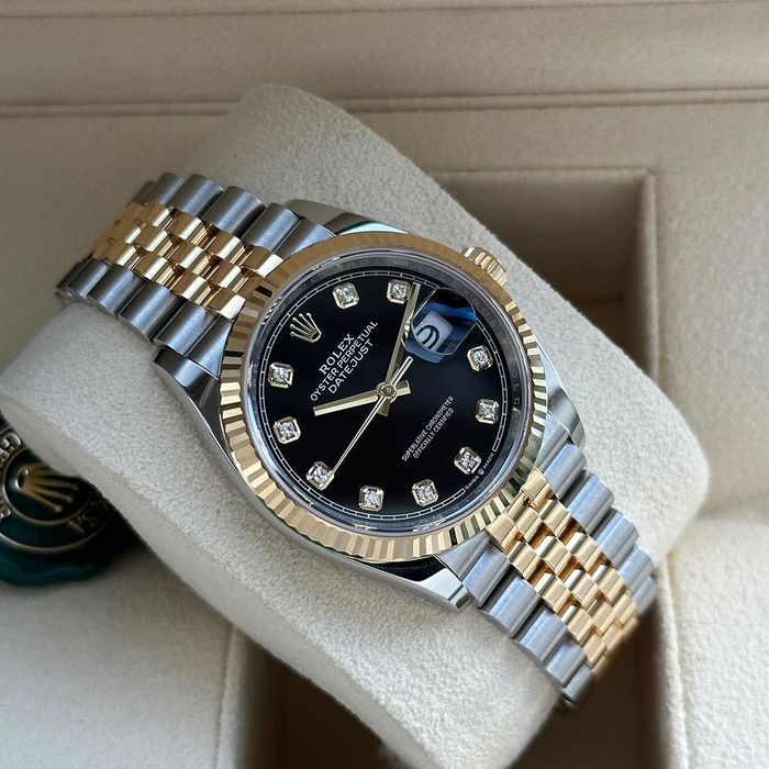 ceas rolex datejust bi-color 36,mm lady