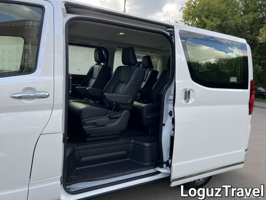 Гид с минивеном до 8 мест Бизнес класс с регулировкой кресел, массажем