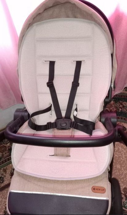 Коляска прогулочная New lux беж.