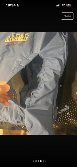 Geaca napapajiri marime m fit l originala noua