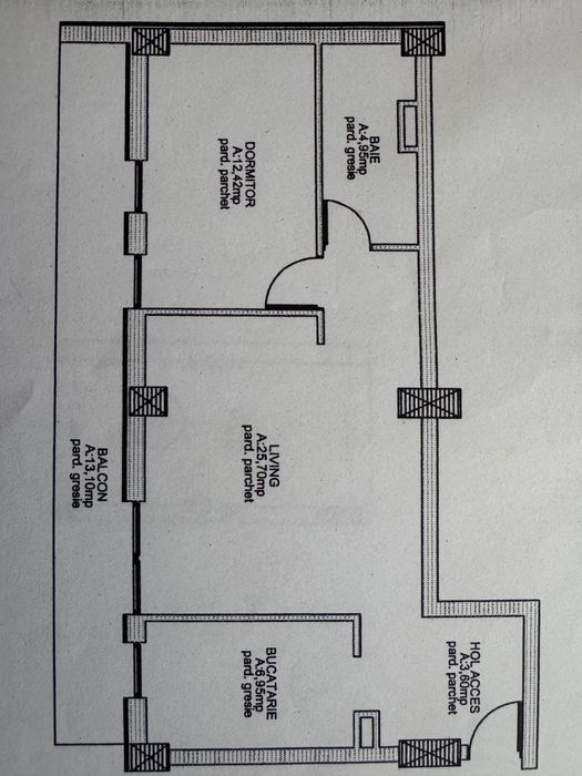 Apartament 2 camere 54mp  cartier Zorilor