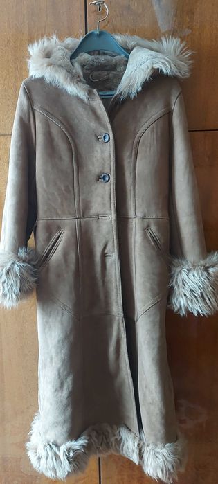 Дамски кожух от естествена кожа