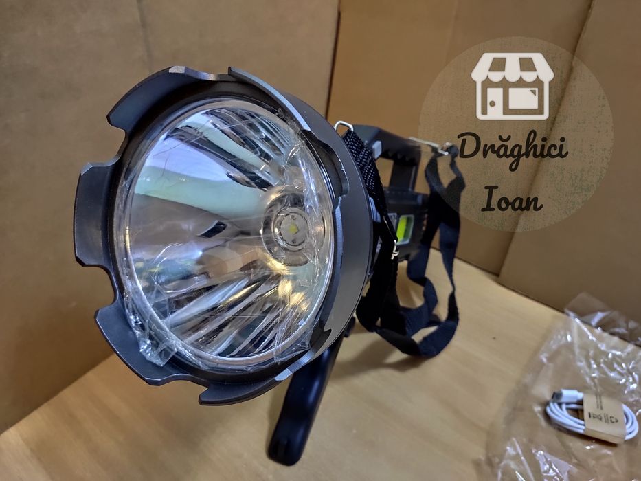 Lanterna PROIECTOR MARE TD999 cu actiune la distante f mari si led COB