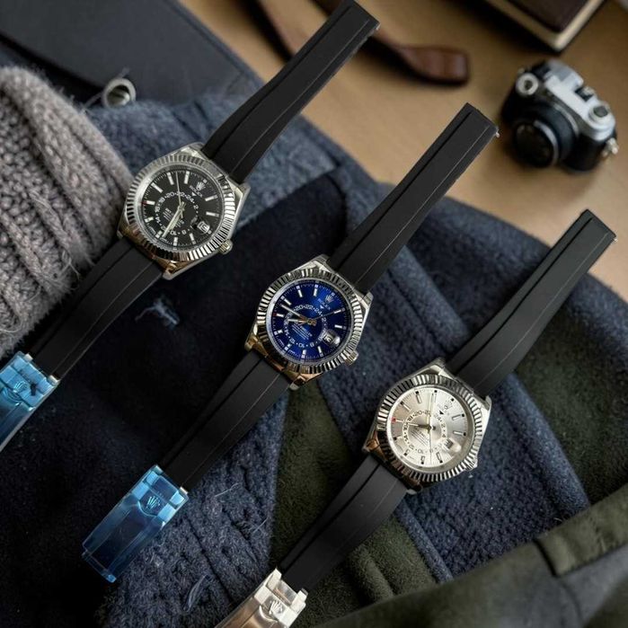 Мъжки Rolex Sky-Dweller Blue с автоматичен механизъм