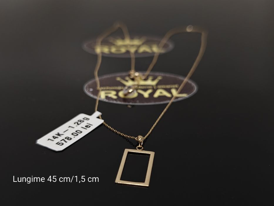 Bijuteria Royal: Lant aur 14k/1.28 gr