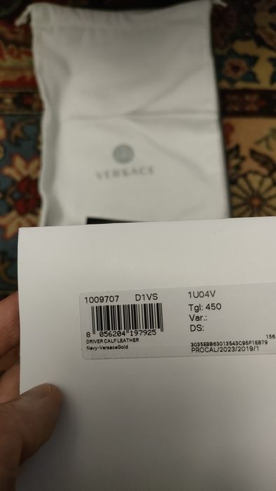 Vand pantofi Versace marimea 45, noi, originali mocasini Medusa pantof