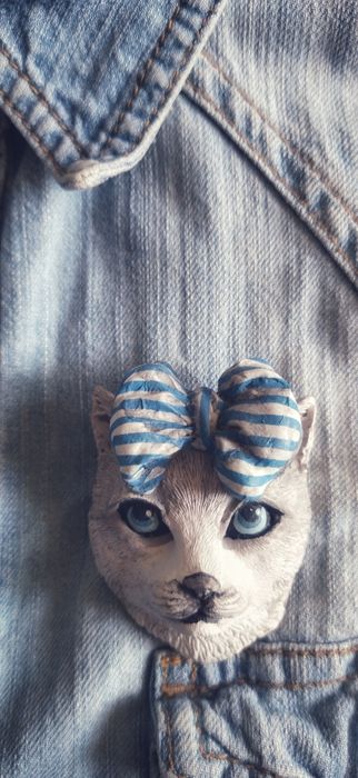 Брошь Кошка Лу-Лу