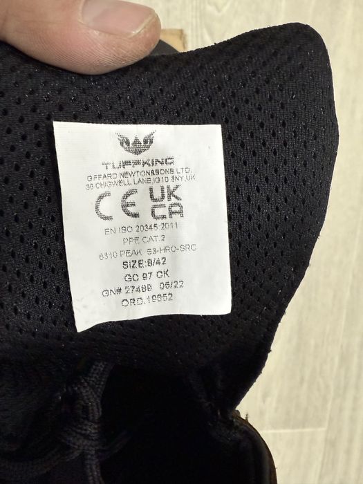 Новые специальные рабочие ботинки Tuffking 42 размер