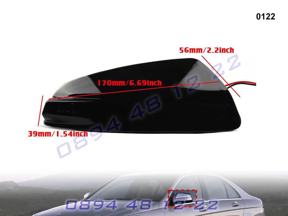 Динамични Мигачи Бягащи Огледала Mercedes C ML Vito W164 W204 Мерцедес