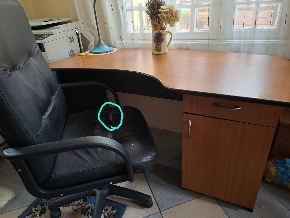 Vând birou si/sau scaun directoral