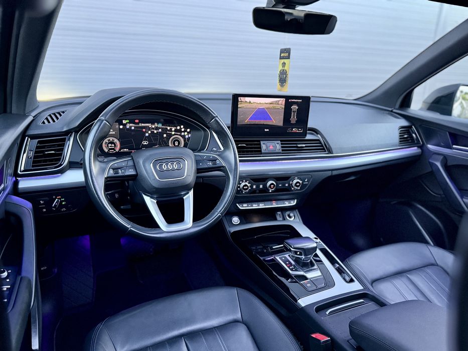 Audi Q5 S-line facelift 2021 2.0 diesel • panoramic • cockpit digital • ambientale • impecabil• revizie full efecuata