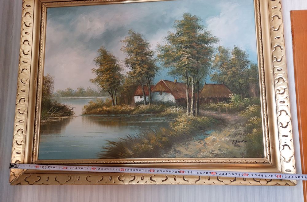 Картина холст масло автор. Европа