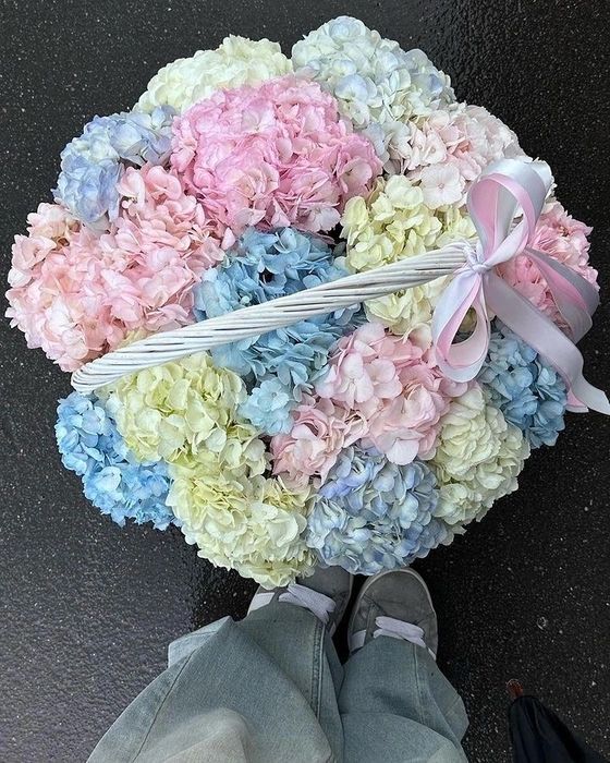 Любимые зефирки, Гортензии в букете