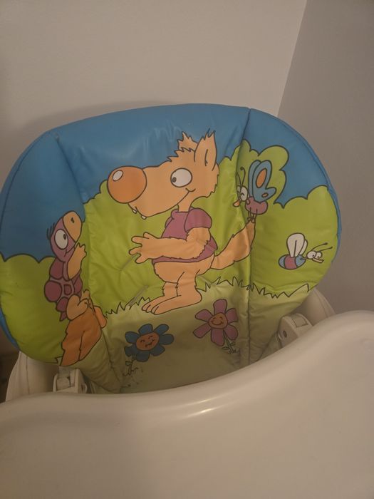 Scaun de masa Chicco Polly 2 in 1 Wood Friends