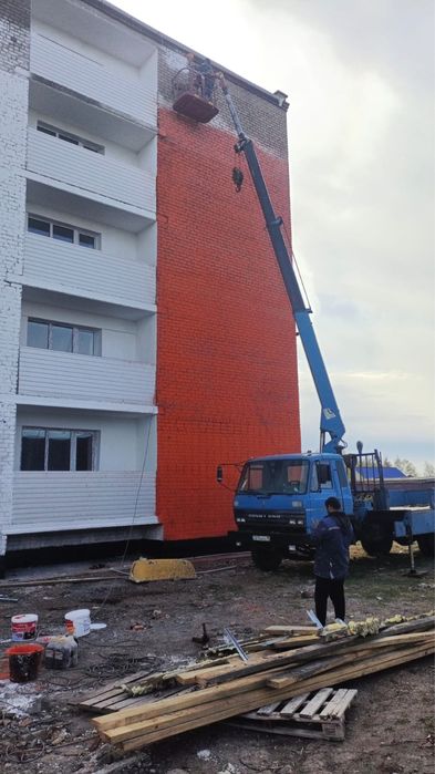 Услуги манипулятора, автовышки
