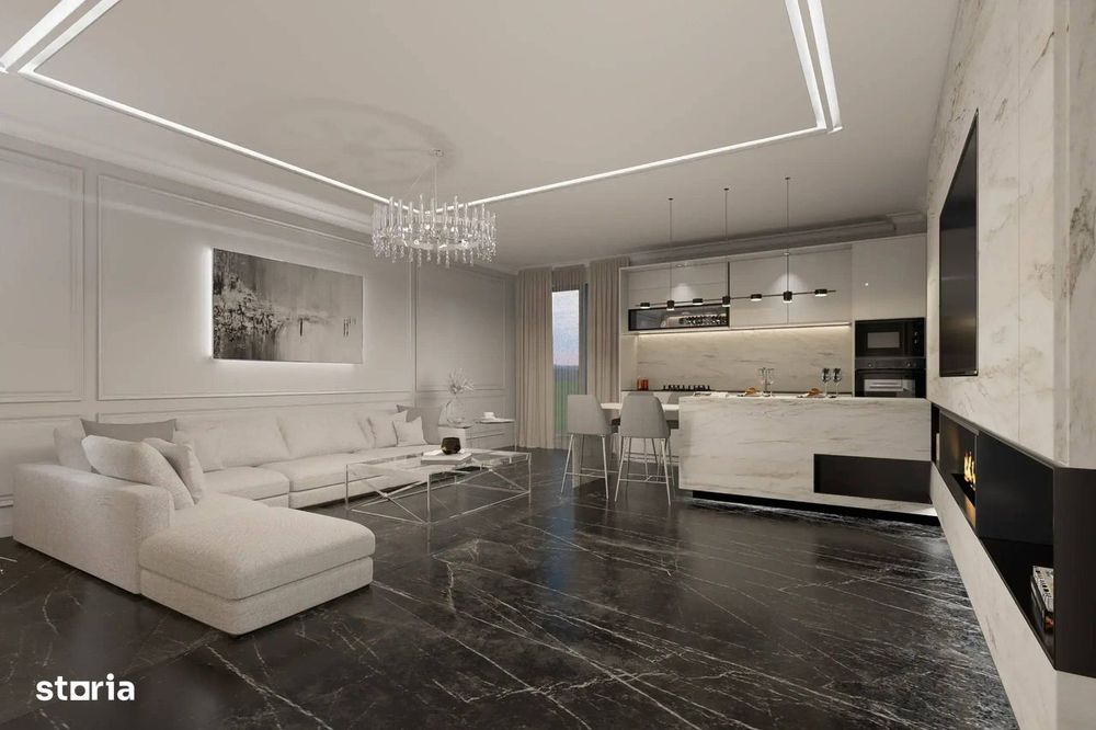 Apartament Modern 2 Camere cu Dormitor Uriaș de 21 mp