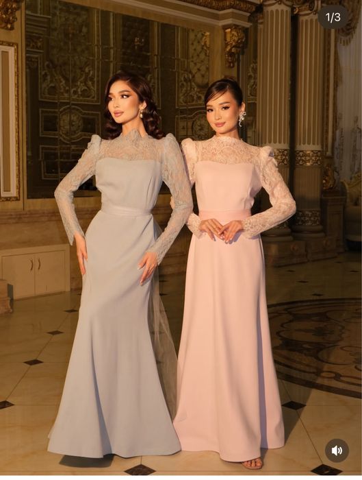 Новая платье голубой