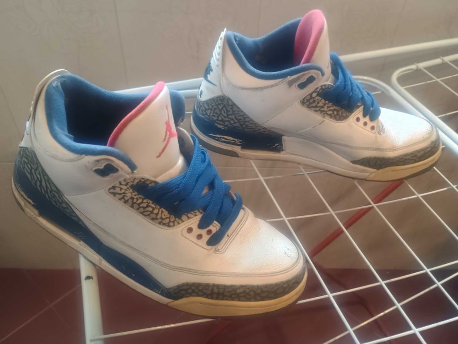 Air Jordan 3 Retro "Wizards" – Good Condition – Size 45.5 Eur
