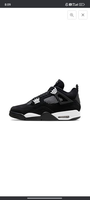 Jordan 4 white thunder