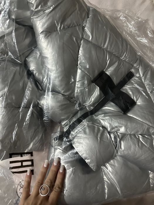 Короткая куртка металик