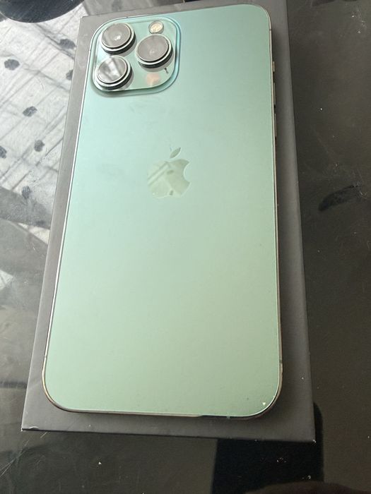 IPhone 13 Promax Green 256GB full box cutie+accesori +5 huse