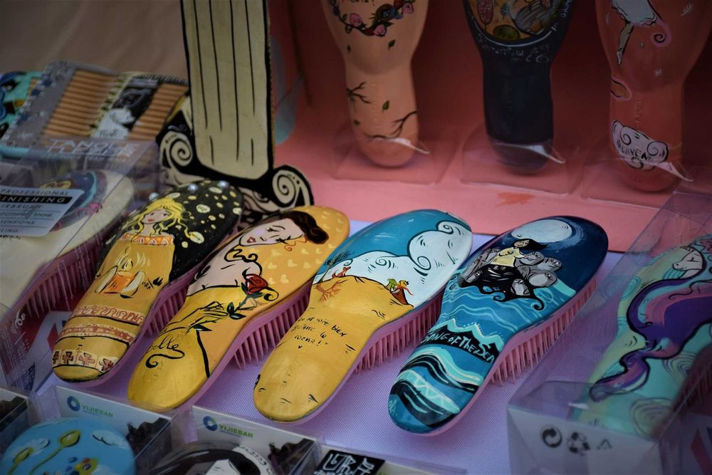 Ръчно рисувани четки за коса Tangle Teezer