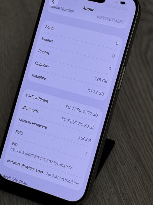 iPhone 15 pro  128Gb liber