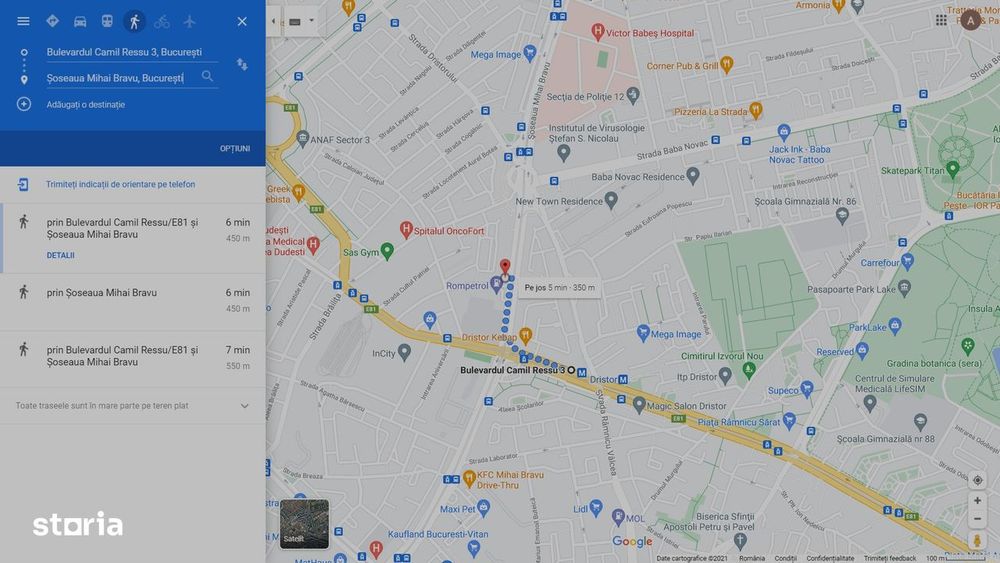 Metrou Dristor, Totul Nou, Studio 40 mp, Aer Conditionat