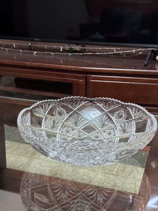 Хрустальное блюдо