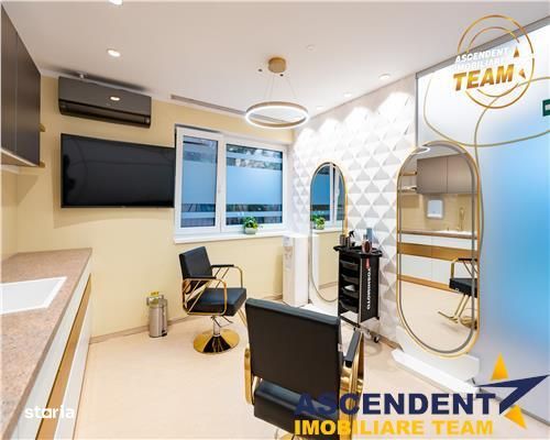 Salon de infrumusetare, mobilat si utilat