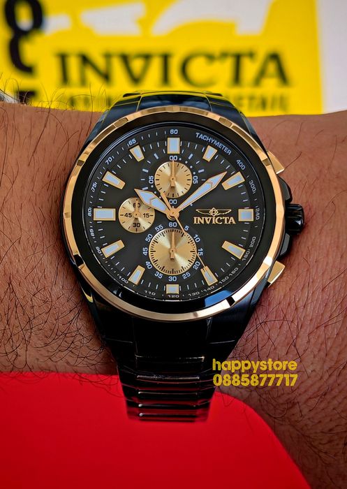INVICTA Vulture black 46 mm, Инвикта нов ръчен часовник