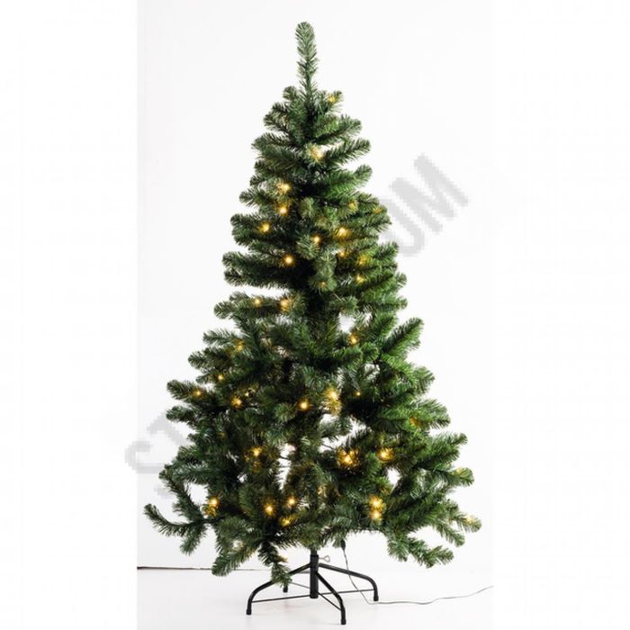 Коледна елха с вградени лампички