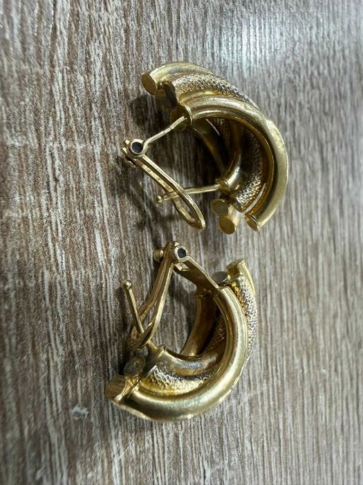 Златни обеци 14 карата