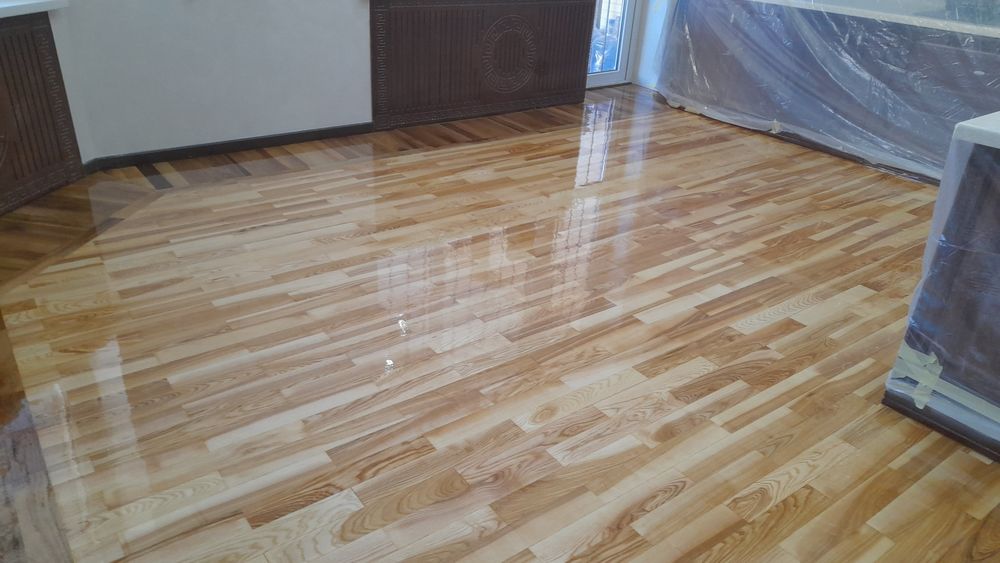Шлифовка пол паркет палубни пол реставрация