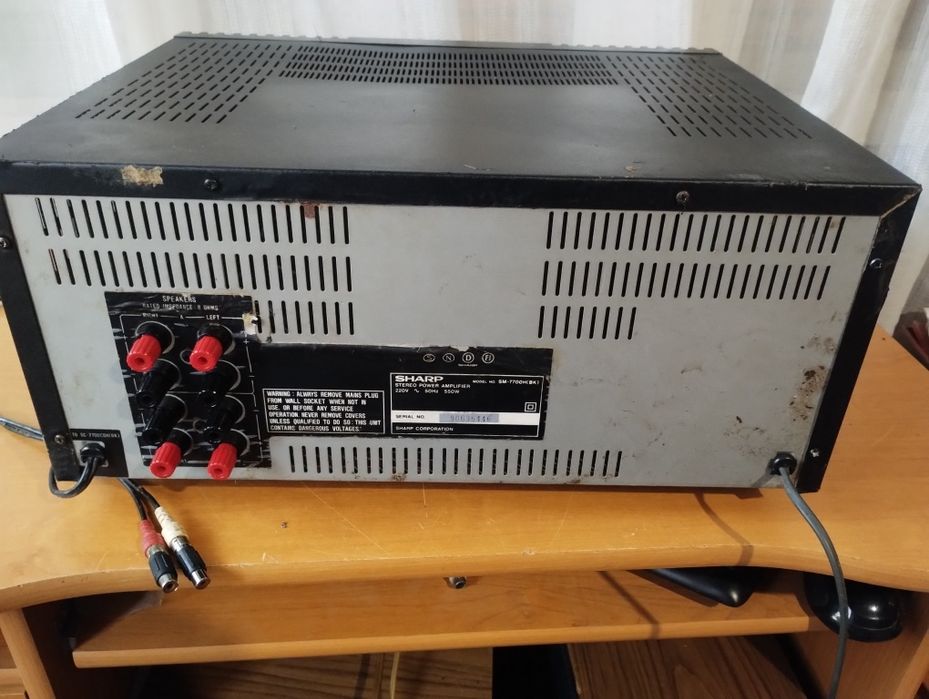 power amplifier SHARP system 7700