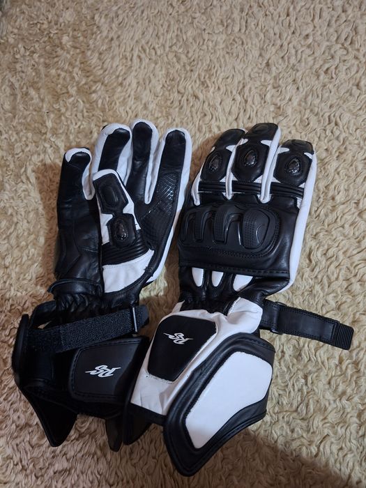 Manusi moto noi piele XL