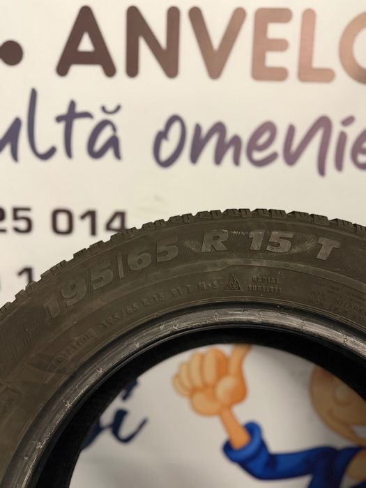 4x 195/65/15 Semperit, iarna. Impecabile!