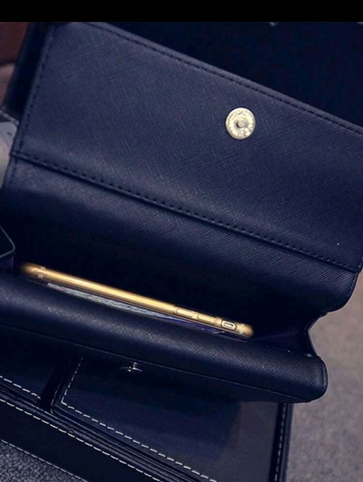 Дамско портмоне, черен цвят