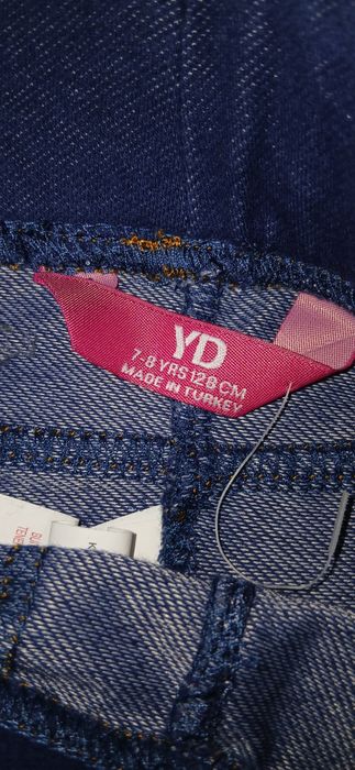 Дънки George, Denim Co, YD, 6-8г, нови