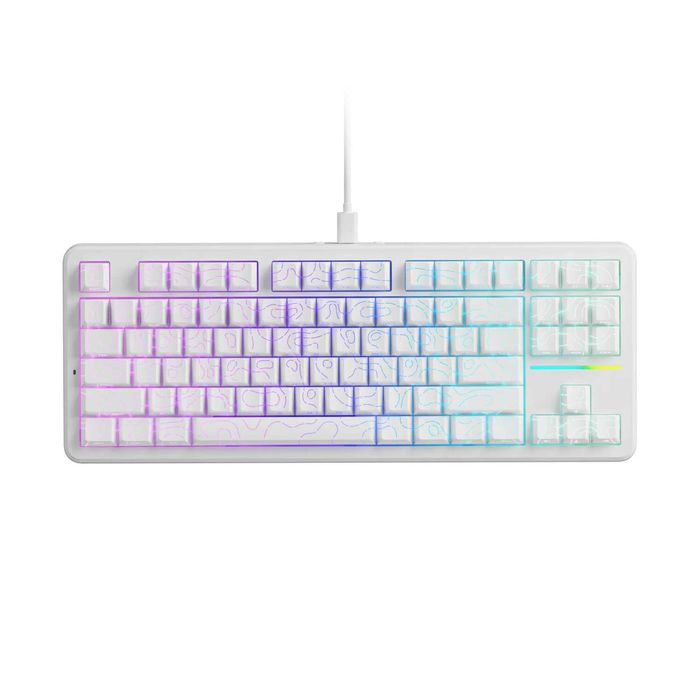 Игровая клавиатура Eweadn X87HE White Contour Wired