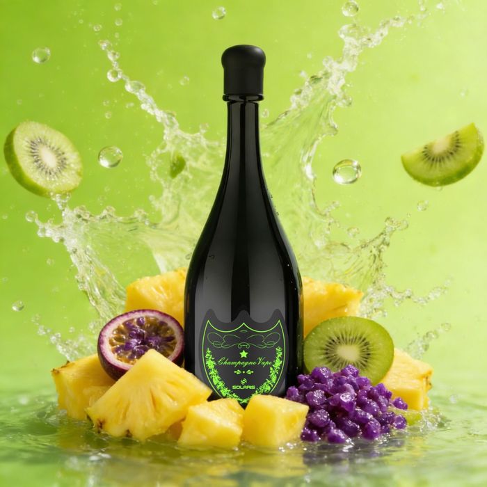 Vape 30.000 Champagne Luxury, Redbull, Colla, Fructe mult fum