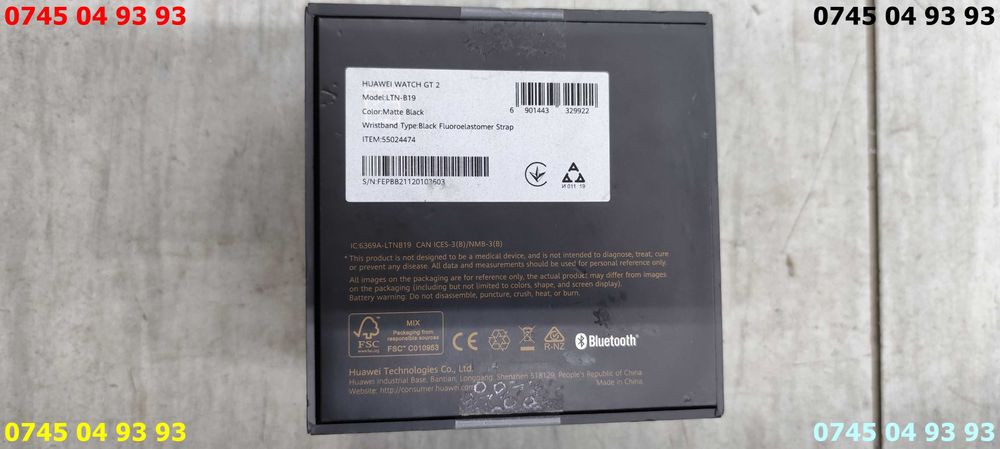 cutie pentru smart watch HUAWEI WATCH GT2 se vinde ca in poze