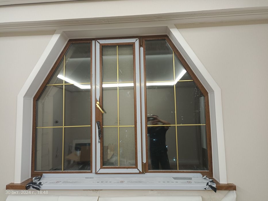 Пластиковые откосы подоконники установка
