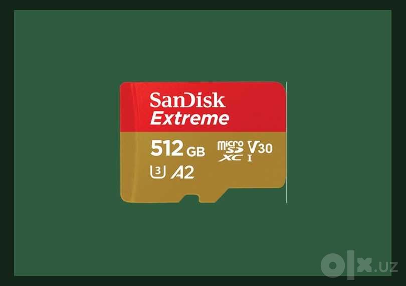 Карта памяти SanDisk Extreme 512 ГБ microSD U3 V30 A2