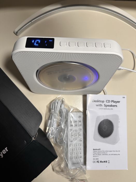 Mini cd player bluetooth radio aux nou