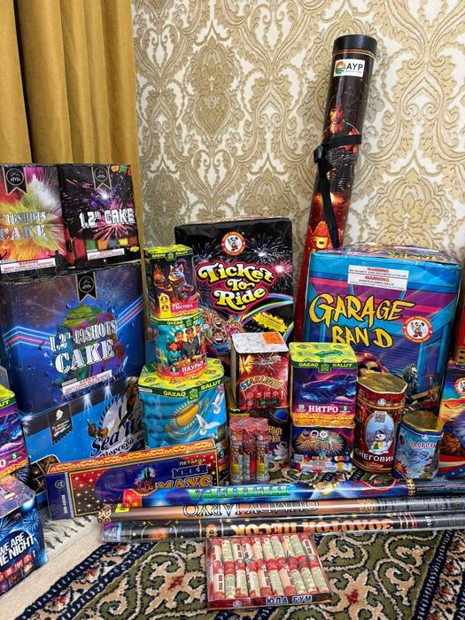 салюты и фейерверки Актау